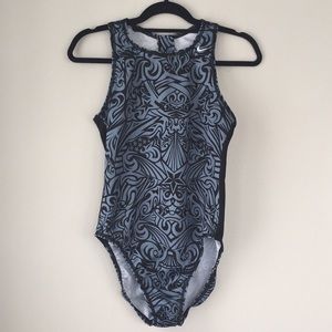 Nike high neck one piece swimsuit